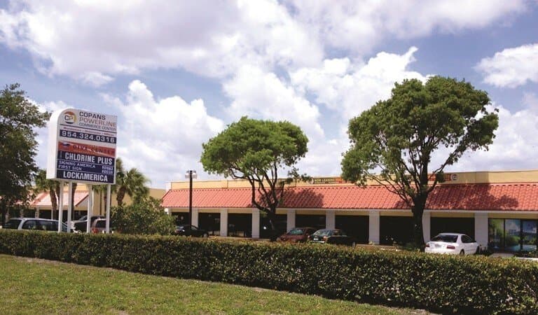 Industrial warehouse building